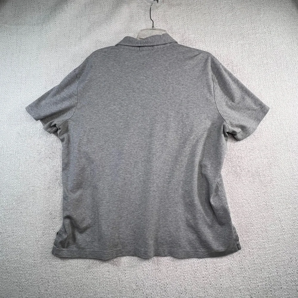 Polo Ralph Lauren Mens XL Pima Soft Touch Polo‎ Shirt Heather Gray Short Sleeve